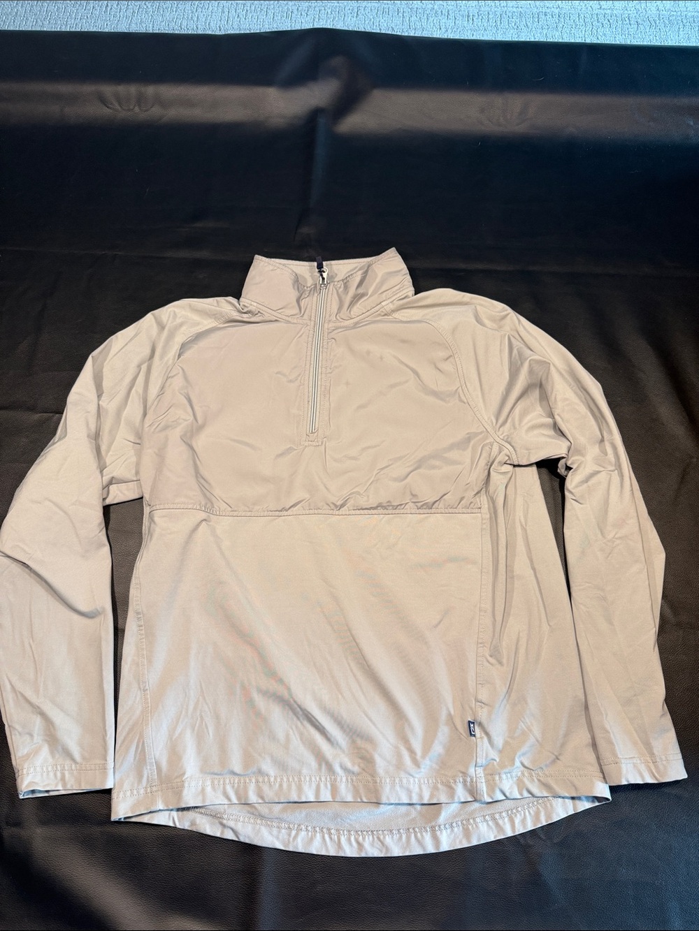 Cutter & Buck Stone Gray Quarter-Zip Pullover